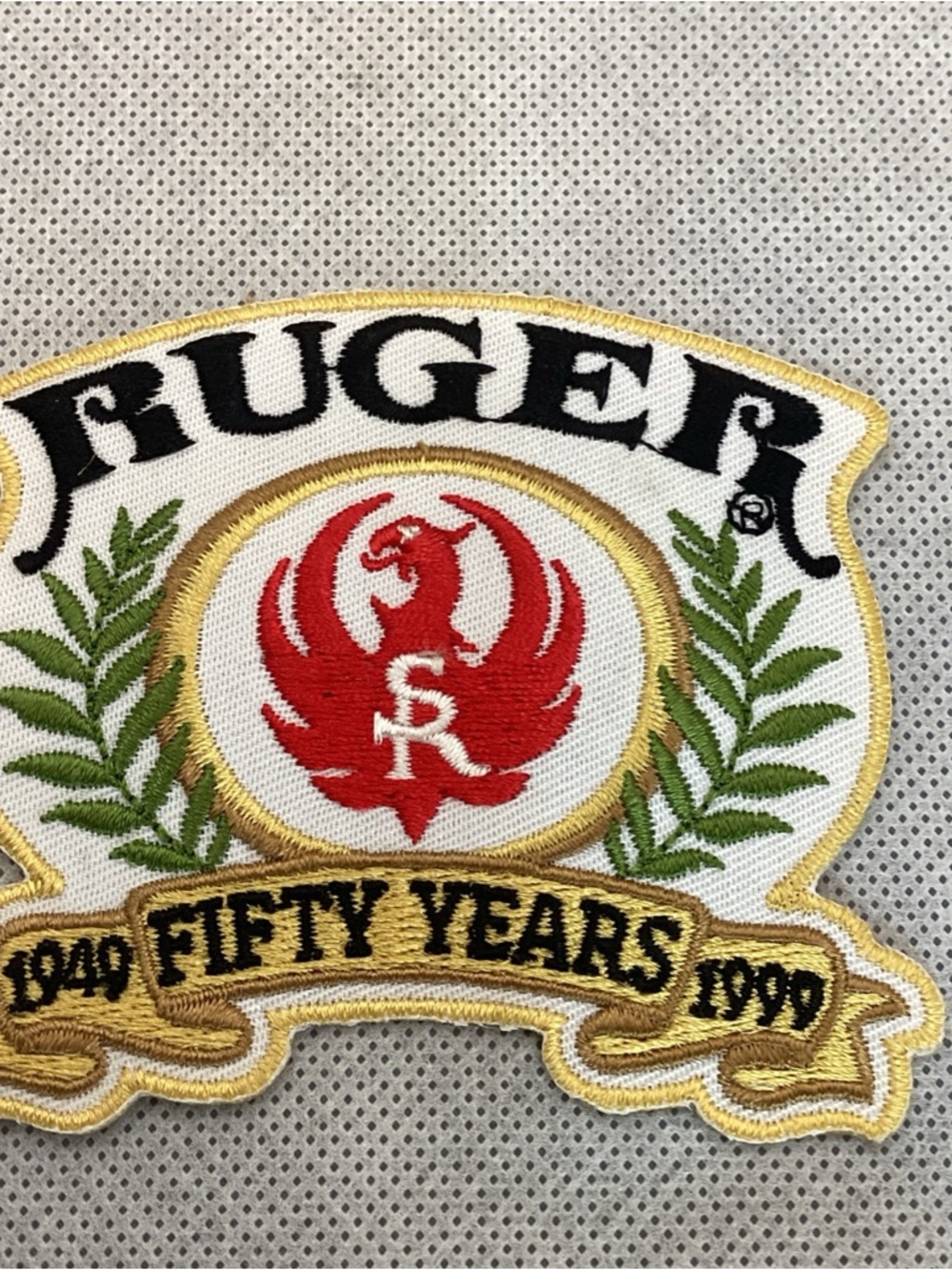 Sturm Ruger SR 50th Anniversary Patch 1949-1999 Embroidered Logo New In Package